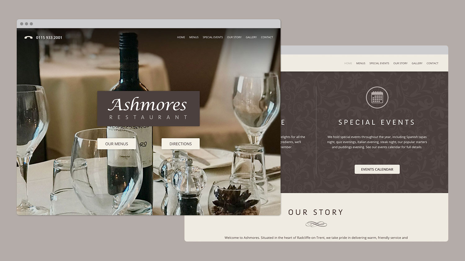 Homepage Design