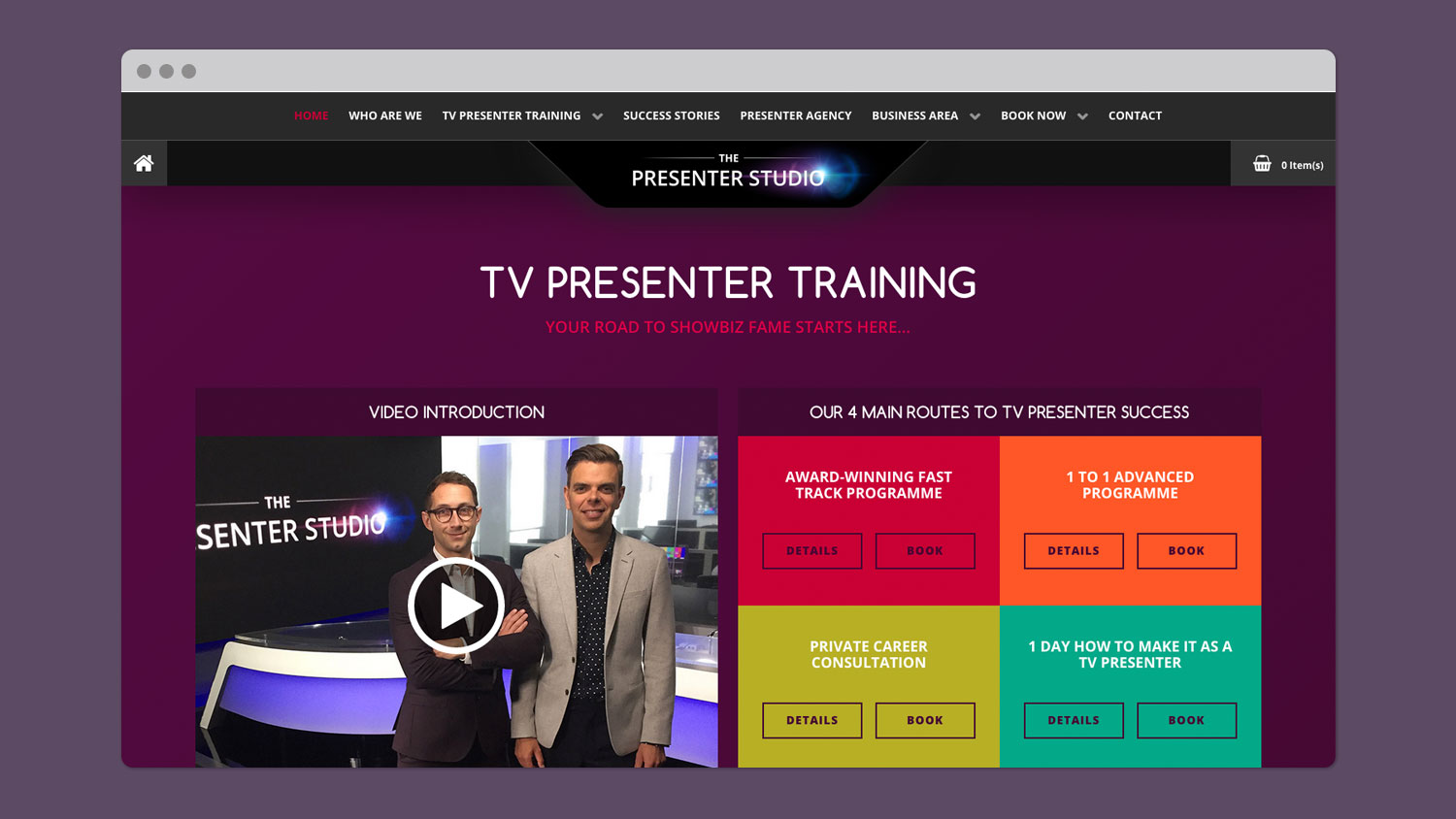 TV Presenter Training