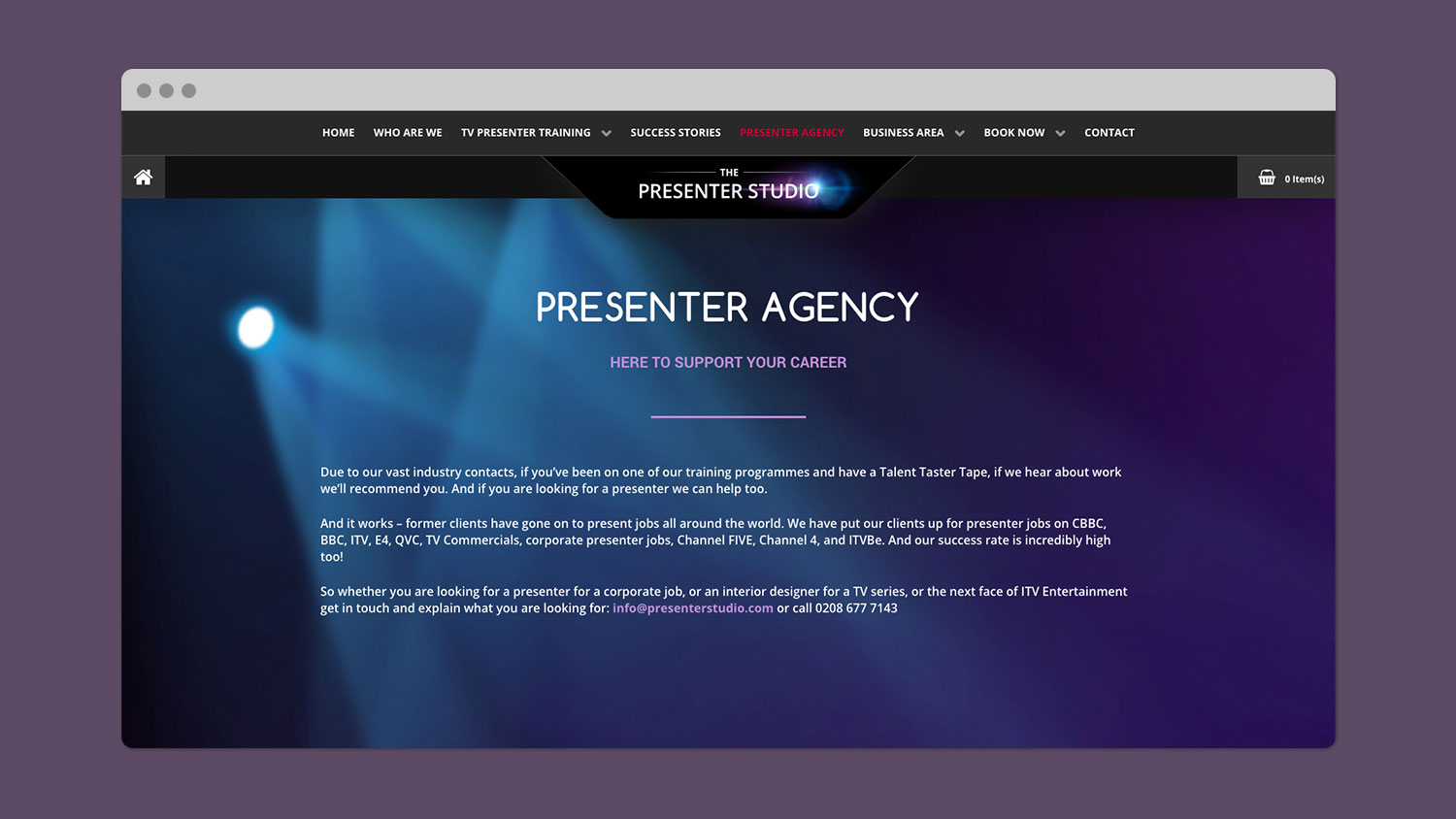 Presenter Agency