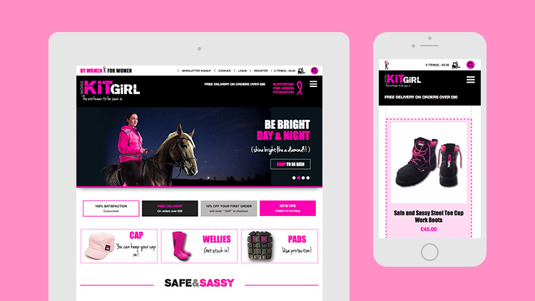 Work Kit Girl Mobile Web